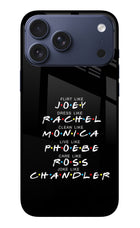FRIENDS Character iPhone 17 Pro Max Glass Case