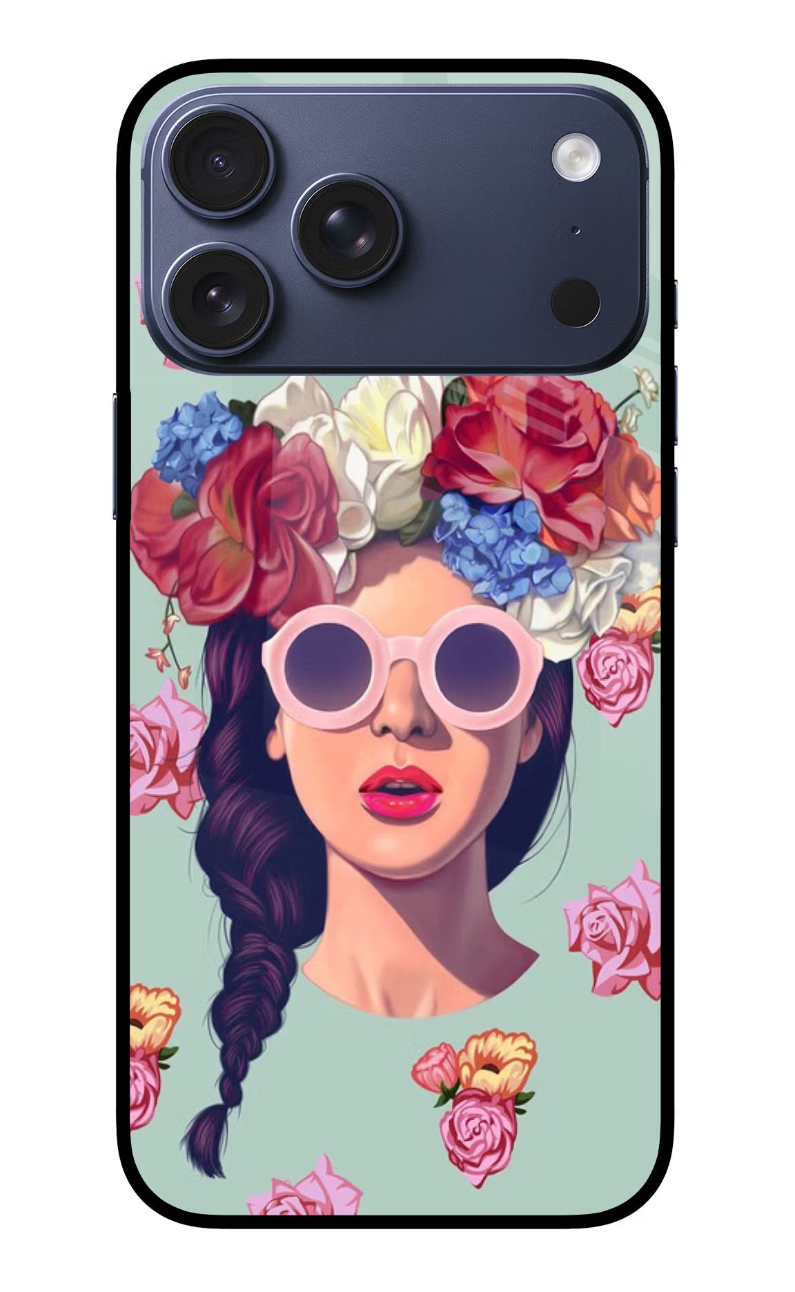 Pretty Girl iPhone 17 Pro Max Glass Case Back Cover by Casekaro