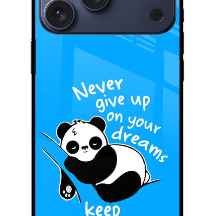 Keep Sleeping iPhone 17 Pro Max Glass Case