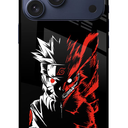 Naruto Two Face iPhone 17 Pro Max Glass Case