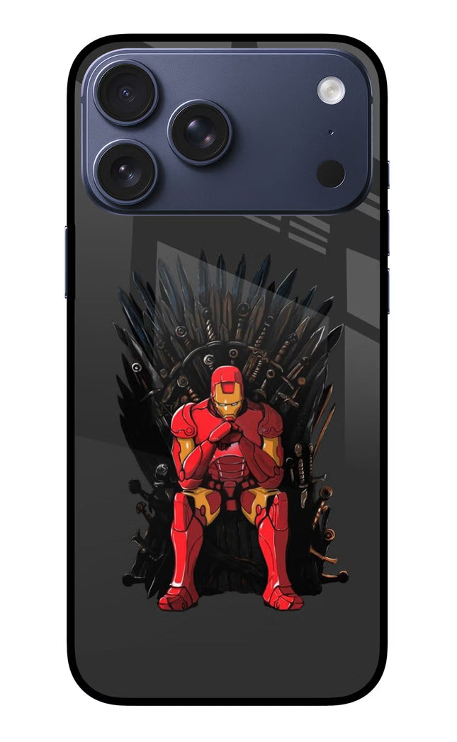 Ironman Throne iPhone 17 Pro Max Glass Case