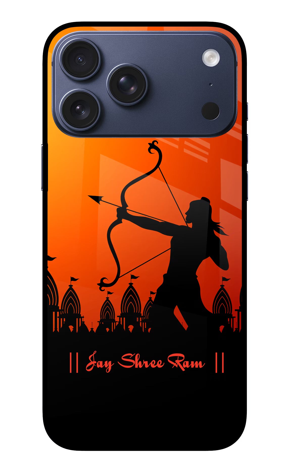Lord Ram - 4 iPhone 17 Pro Max Glass Case Back Cover by Casekaro