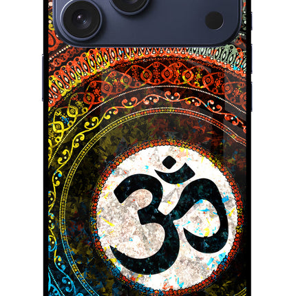 Om Cultural iPhone 17 Pro Max Glass Case
