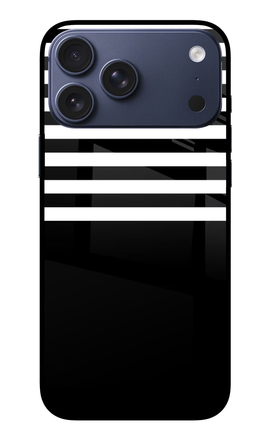 Black and White Print iPhone 17 Pro Max Back Cover, Metal case