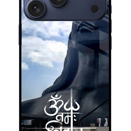Om Namah Shivay iPhone 17 Pro Max Glass Case