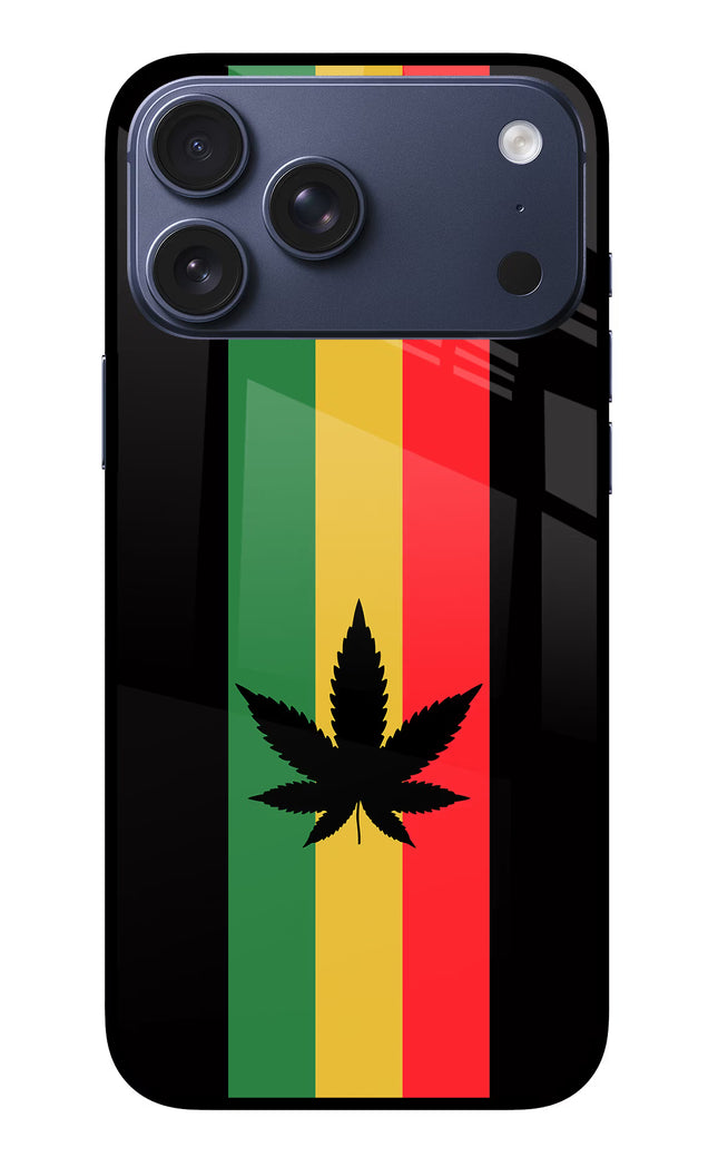 Weed Flag iPhone 17 Pro Max Glass Case