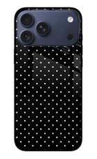 White Dots iPhone 17 Pro Max Glass Case