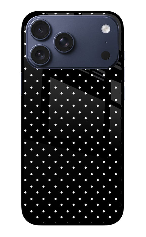 White Dots iPhone 17 Pro Max Glass Case