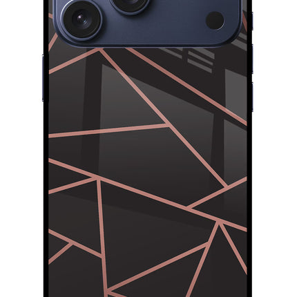 Geometric Pattern iPhone 17 Pro Max Glass Case