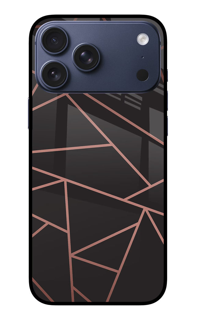 Geometric Pattern iPhone 17 Pro Max Glass Case