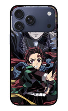 Demon Slayer iPhone 17 Pro Max Glass Case Back Cover by Casekaro