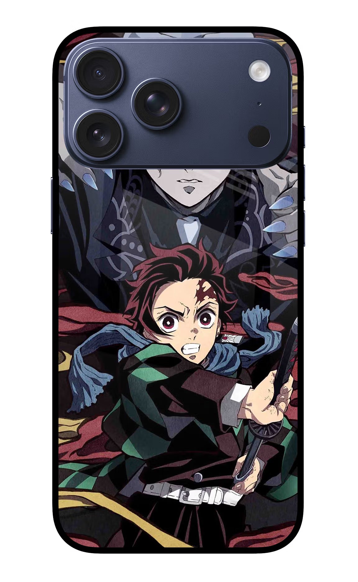 Demon Slayer iPhone 17 Pro Max Glass Case Back Cover by Casekaro