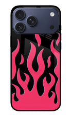 Fire Flames iPhone 17 Pro Max Glass Case