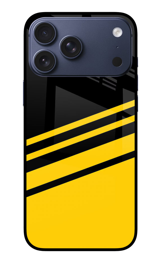 Yellow Shades iPhone 17 Pro Max Glass Case