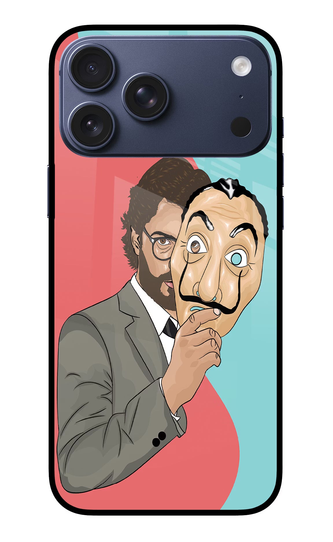 Professor iPhone 17 Pro Max Glass Case Back Cover by Casekaro