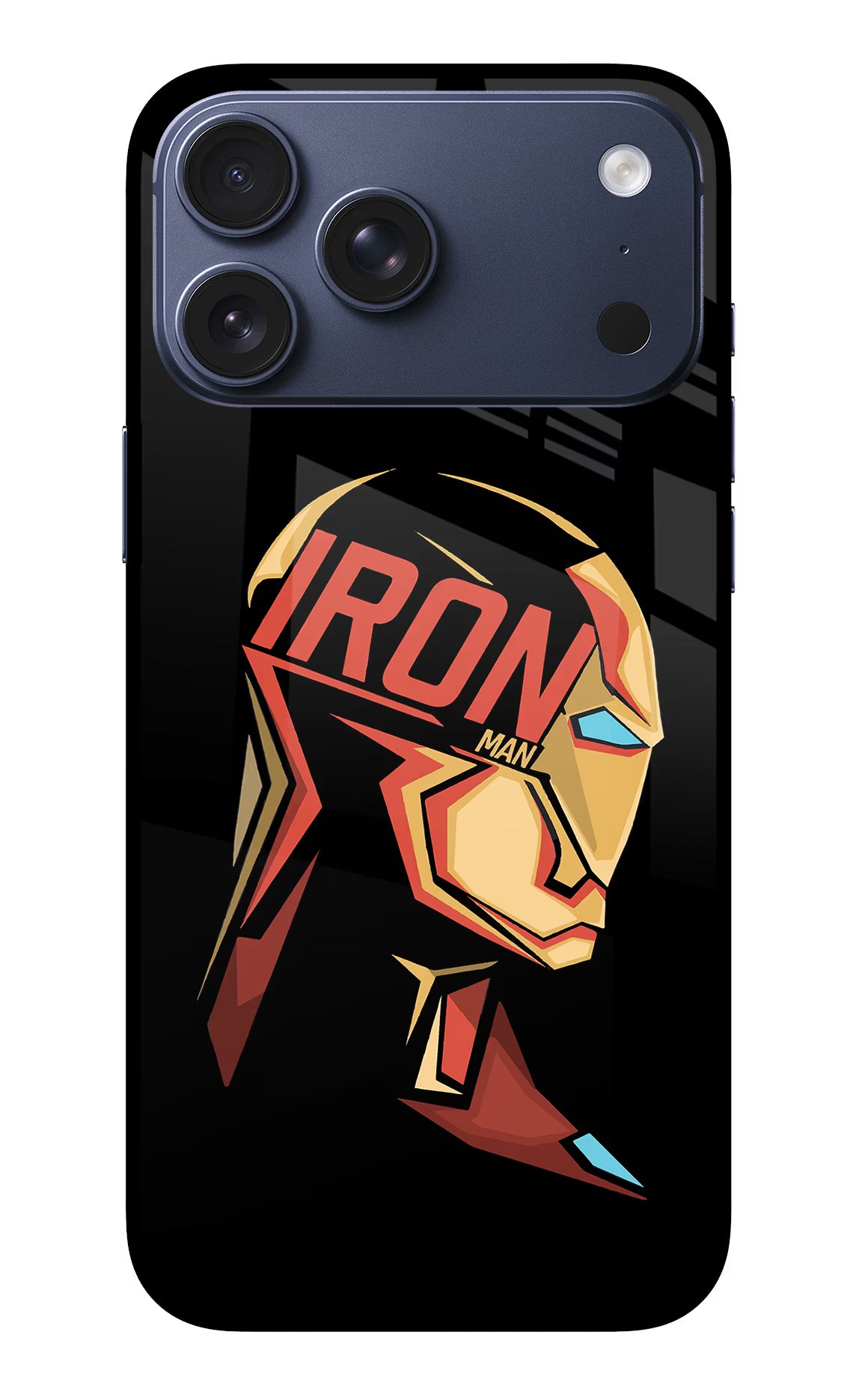 IronMan iPhone 17 Pro Max Glass Case Back Cover by Casekaro
