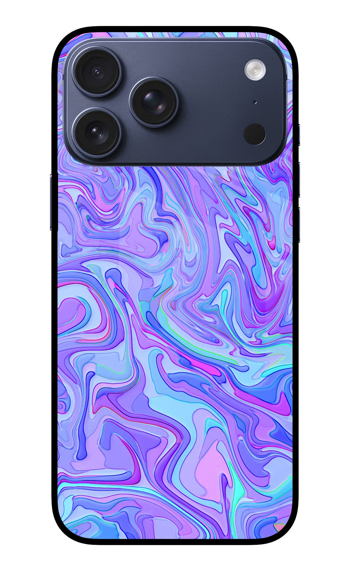 Glitter iPhone 17 Pro Max Glass Case Back Cover by Casekaro