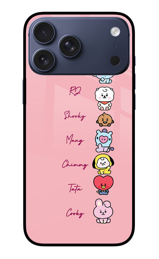 BTS names iPhone 17 Pro Max Glass Case