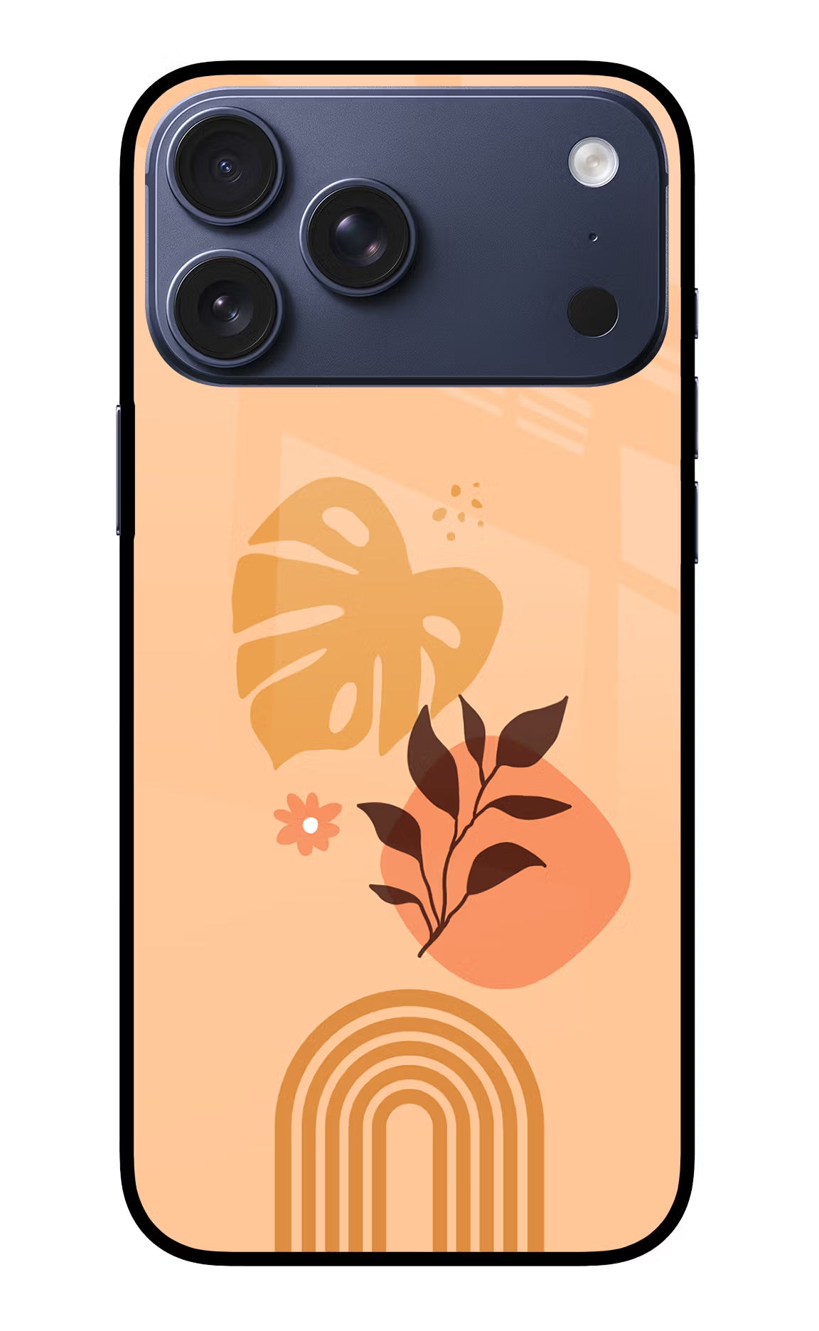 Bohemian Art iPhone 17 Pro Max Glass Case Back Cover by Casekaro