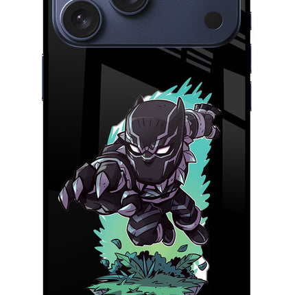 Black Panther iPhone 17 Pro Max Glass Case