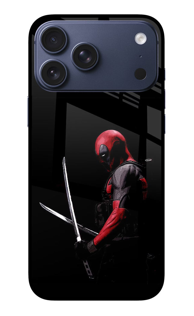 Deadpool iPhone 17 Pro Max Glass Case