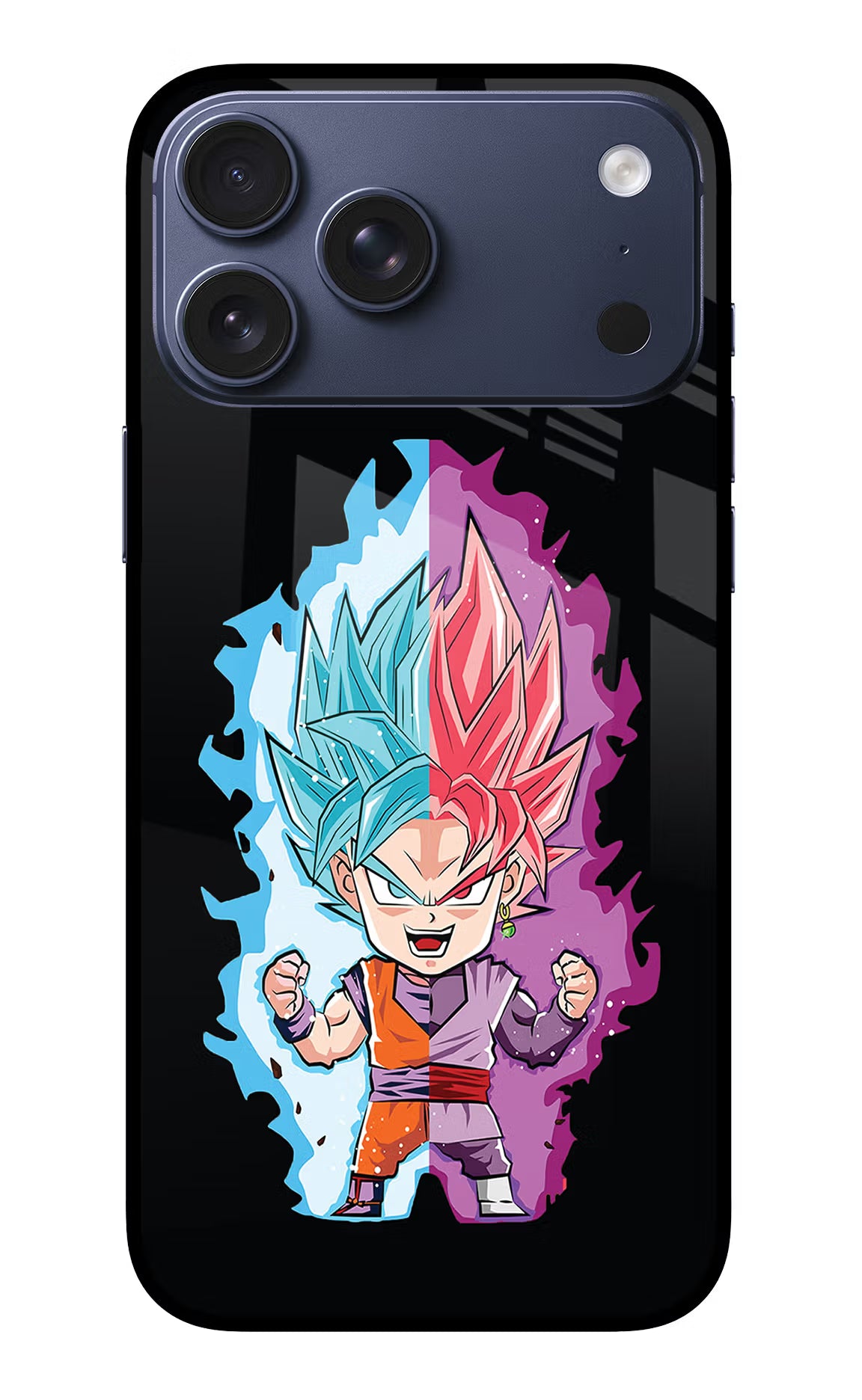Chota Goku iPhone 17 Pro Max Glass Case