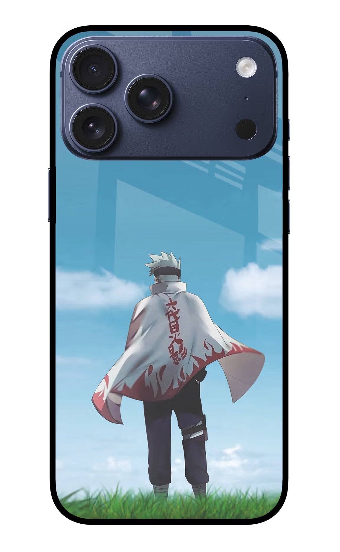 Kakashi iPhone 17 Pro Max Glass Case Back Cover by Casekaro
