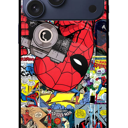 Spider Man iPhone 17 Pro Max Glass Case