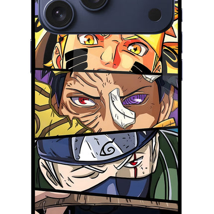 Naruto Character iPhone 17 Pro Max Glass Case