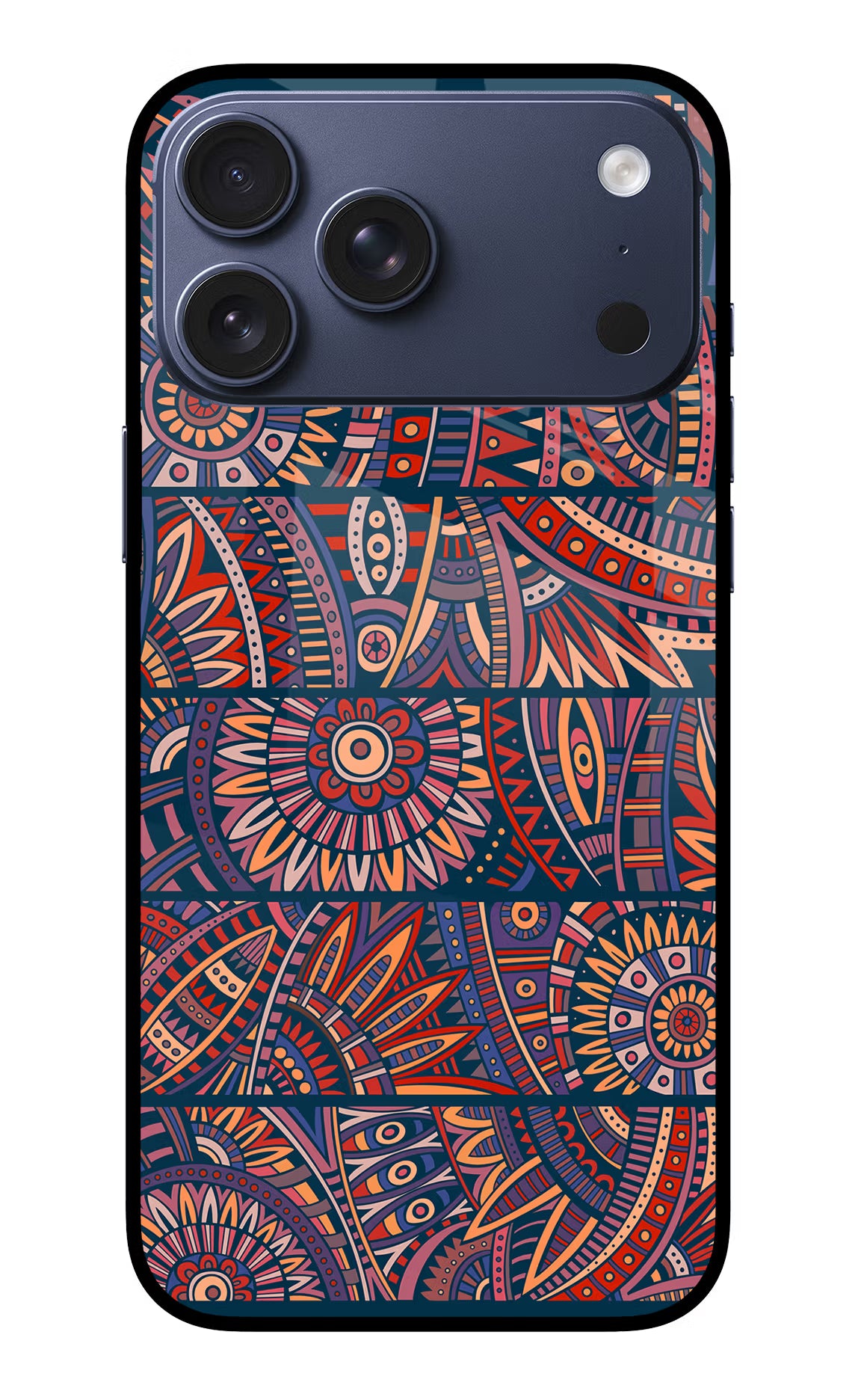 African Culture Design iPhone 17 Pro Max Glass Case Back Cover by Casekaro