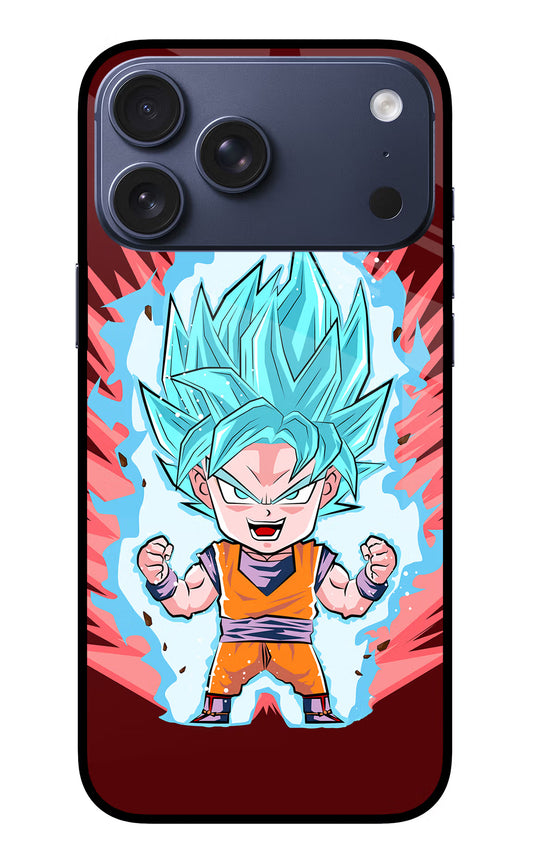 Goku Little iPhone 17 Pro Max Glass Case