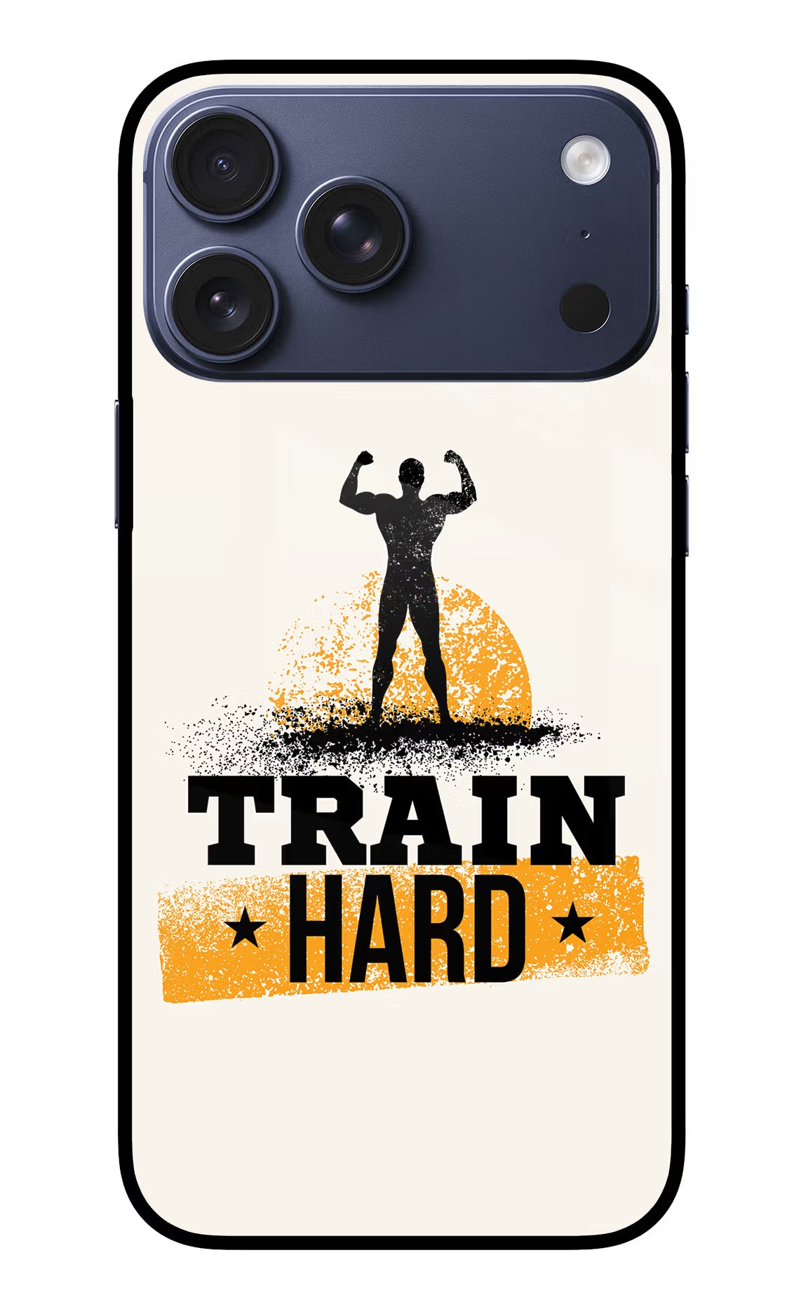 Train Hard iPhone 17 Pro Max Glass Case