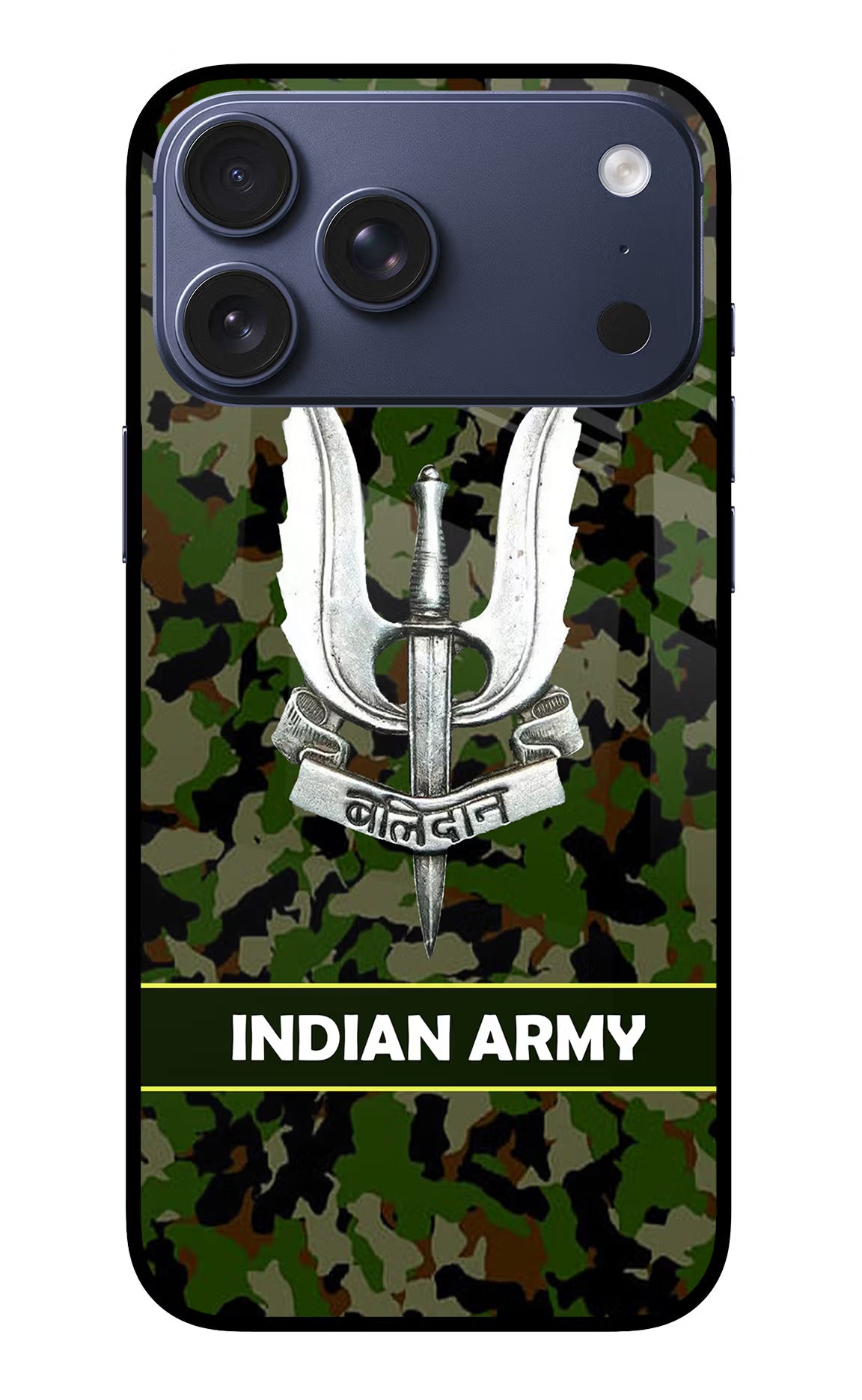Balidan Indian Logo iPhone 17 Pro Max Glass Case Back Cover by Casekaro