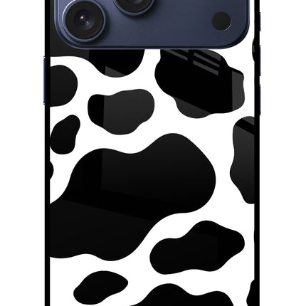Cow Spots iPhone 17 Pro Max Glass Case