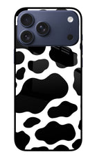 Cow Spots iPhone 17 Pro Max Glass Case
