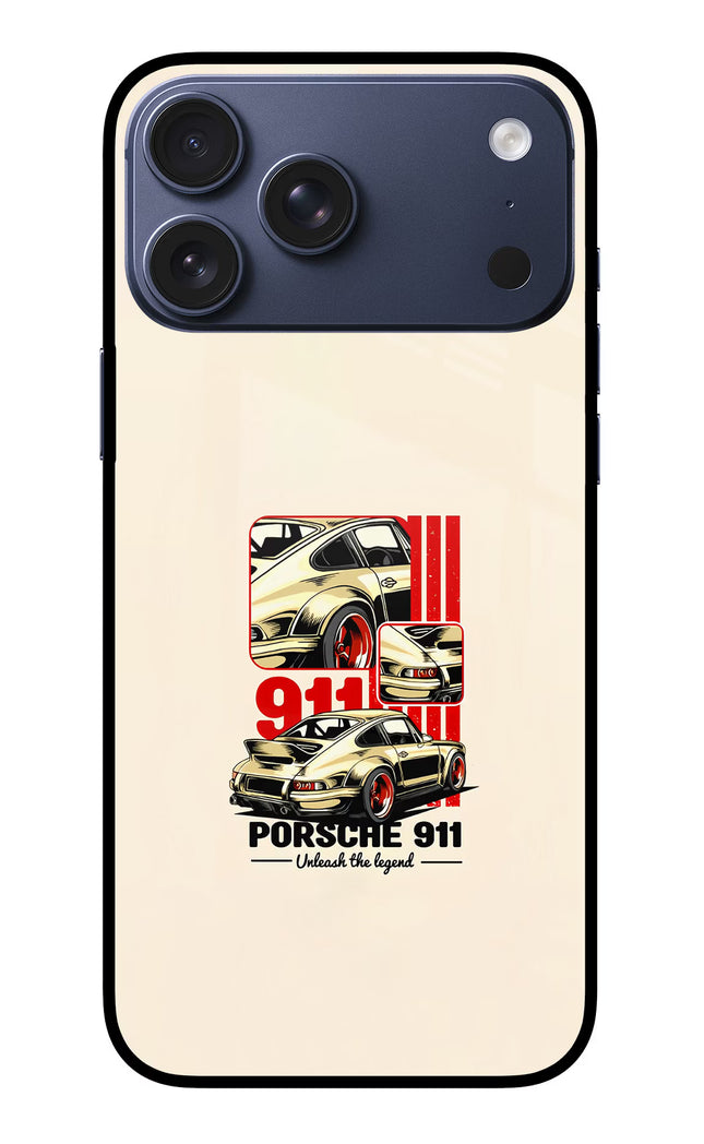 Classic Porsche 911 iPhone 17 Pro Max Glass Case
