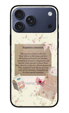 Hopeless Romantic iPhone 17 Pro Max Glass Case