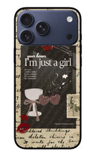 I am just a girl iPhone 17 Pro Max Glass Case