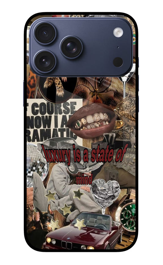 Luxury iPhone 17 Pro Max Glass Case