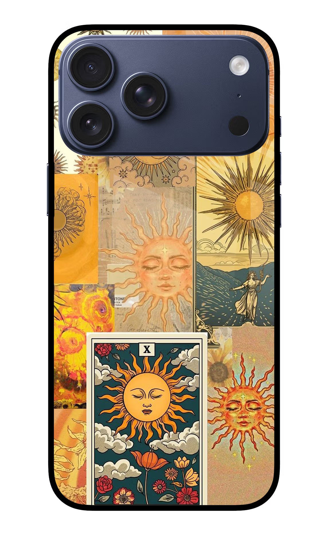 Sun iPhone 17 Pro Max Glass Case Back Cover by Casekaro