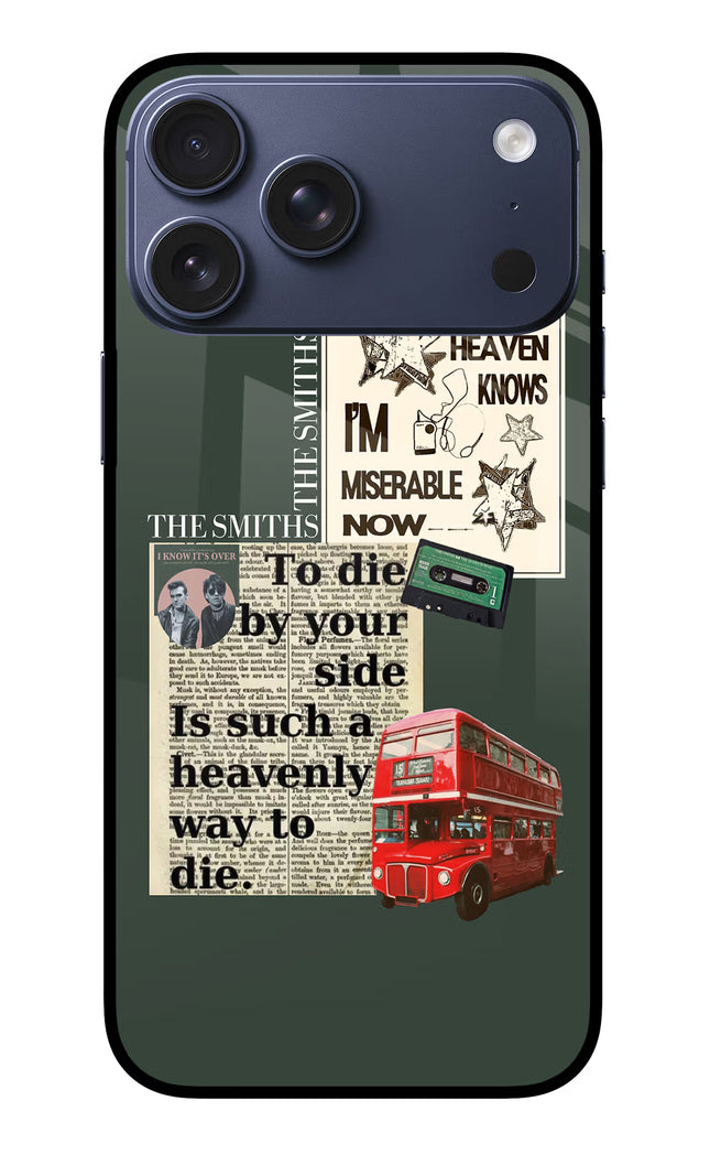 The Smiths iPhone 17 Pro Max Glass Case