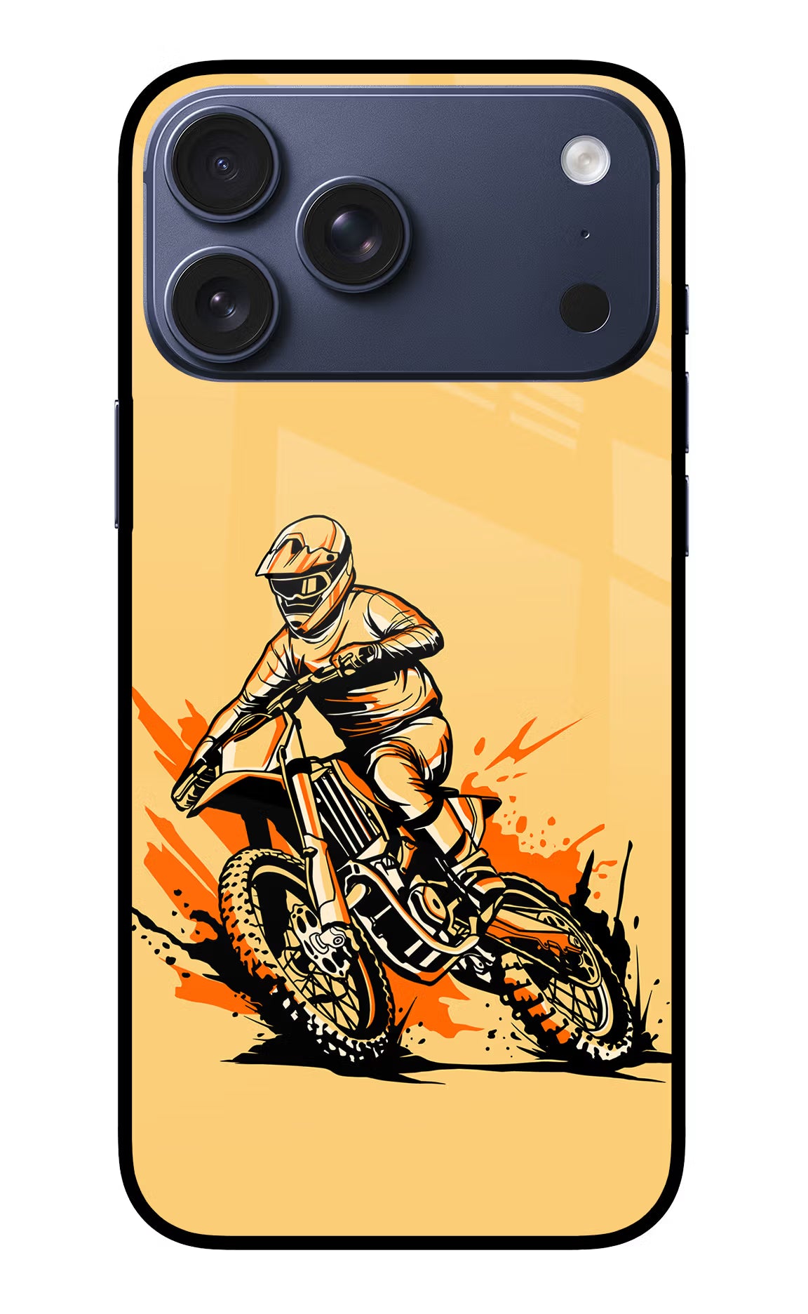 Off-Road Fury iPhone 17 Pro Max Glass Case Back Cover by Casekaro