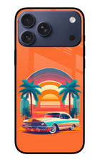 Palm Drive 80s iPhone 17 Pro Max Glass Case