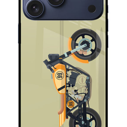 Vertical Speedster iPhone 17 Pro Max Glass Case