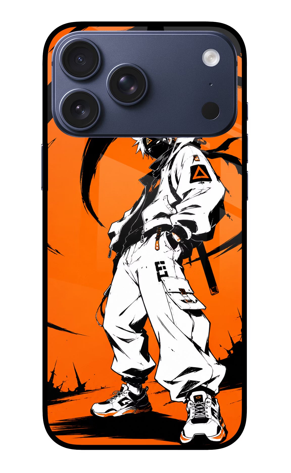 Street Samurai  iPhone 17 Pro Max Glass Case Back Cover by Casekaro