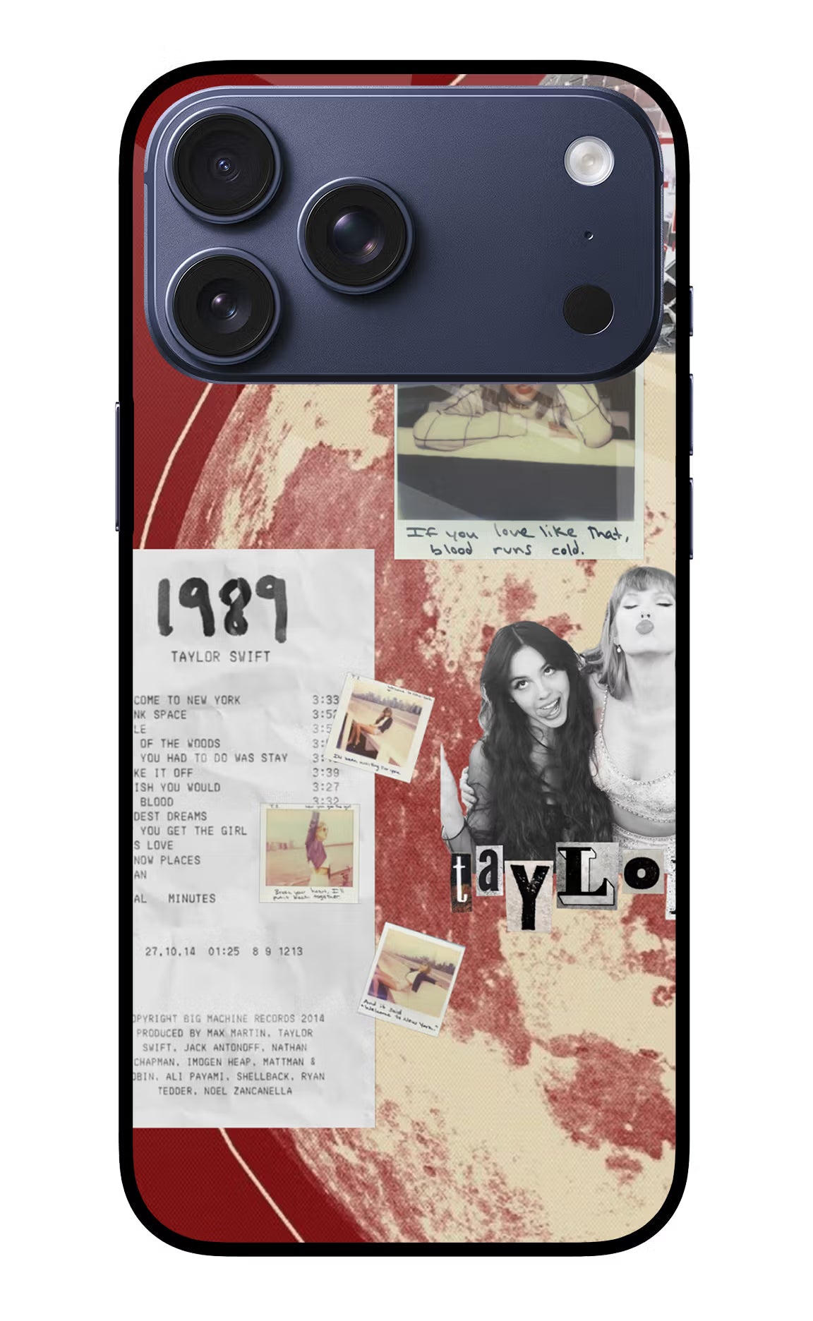 Taylor Swift iPhone 17 Pro Max Glass Case