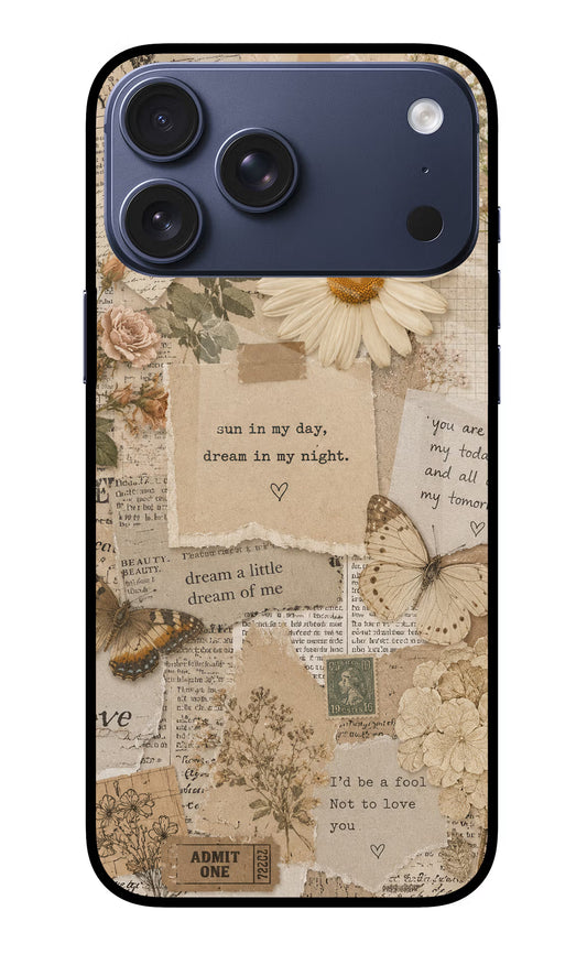 Vintage case iPhone 17 Pro Max Glass Case