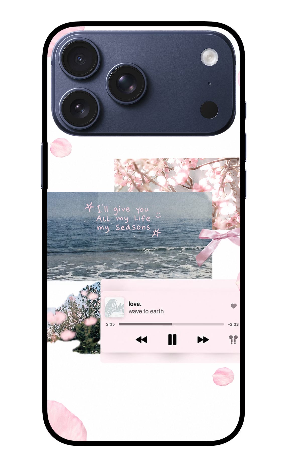 Wave to earth iPhone 17 Pro Max Glass Case