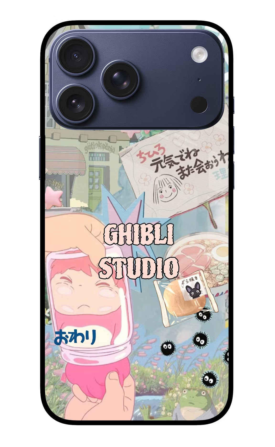 Studio Ghibli iPhone 17 Pro Max Glass Case