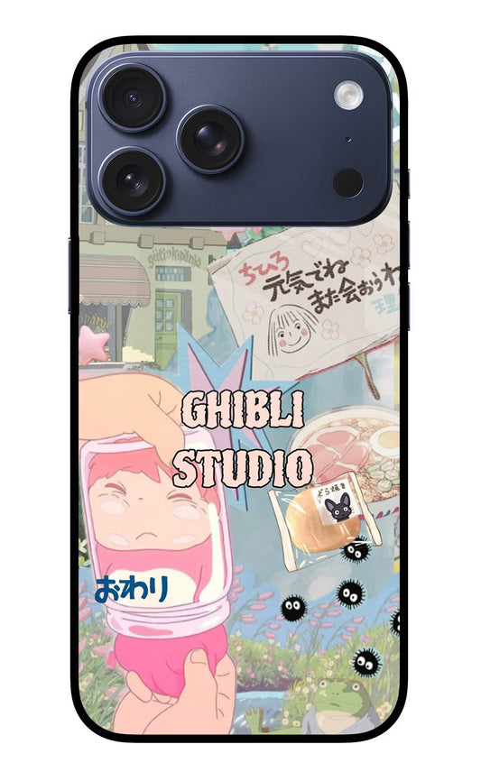 Studio Ghibli iPhone 17 Pro Max Glass Case